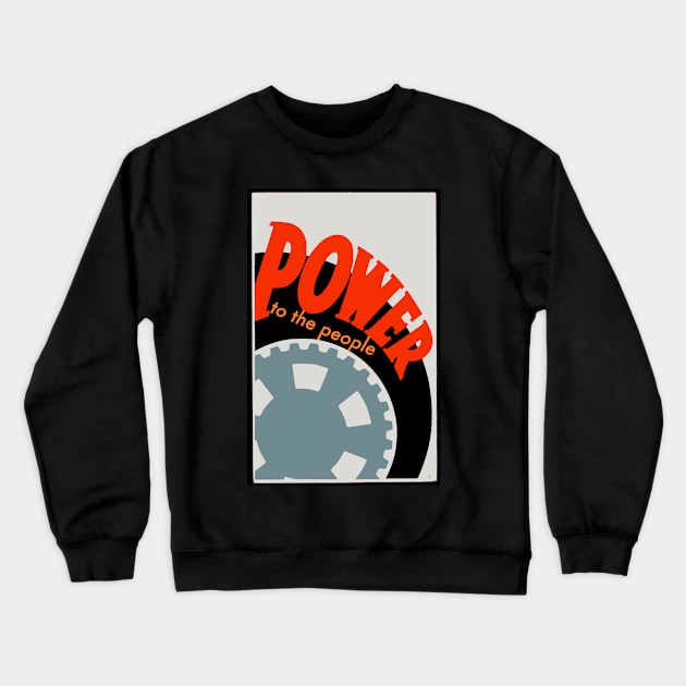 Power to the People Crewneck Sweatshirt by Vanilla Susu